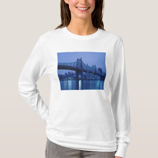 アメリカ合衆国ニューヨーク州59丁目橋 Tシャツ (正面)