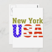 アメリカ合衆国ニューヨーク! ポストカード (正面/裏面)