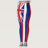 アメリカ合衆国ハワイ州州旗を持つレギンス レギンス (正面)