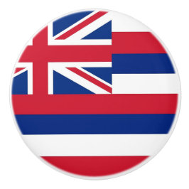 アメリカ合衆国ハワイ州旗とセラミックノブの引っ張り セラミックノブ