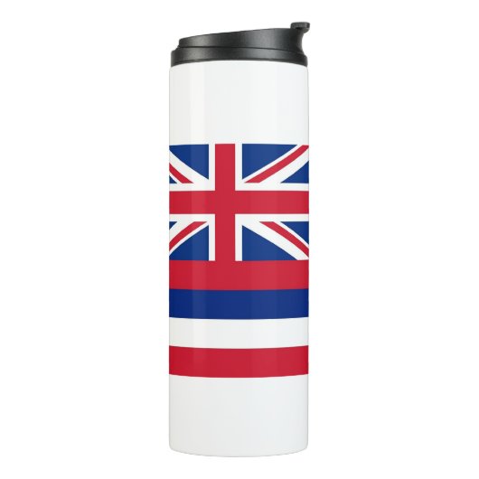 アメリカ合衆国ハワイ州旗を持つサーマルタンブラー タンブラー (回転左)