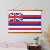 アメリカ合衆国ハワイ州旗を持つ壁掛けタペストリー 吊り下げ型タペストリー (寝室)