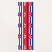 アメリカ合衆国ハワイ州旗を持つ愛国的なヨガマット ヨガマット (正面)