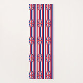 アメリカ合衆国ハワイ州旗を持つ愛国的なヨガマット ヨガマット (裏面)