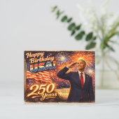 アメリカ合衆国バラク・オバマを祝う ポストカード (スタンド正面)