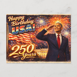 アメリカ合衆国バラク・オバマを祝う ポストカード