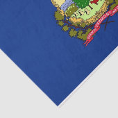 アメリカ合衆国バーモント州旗を持つ愛国的ティッシュペーパー 薄葉紙 (詳細)