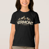 アメリカ合衆国バーモント州 トライブレンドTシャツ (正面)