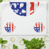 アメリカ合衆国ピクレボール キッチンタオル (折り畳み)