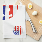 アメリカ合衆国ピクレボール キッチンタオル (四つ折り)