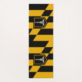 アメリカ合衆国ボルチモア国旗を掲げた愛国的なヨガマット ヨガマット (裏面)