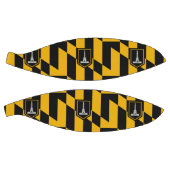 アメリカ合衆国ボルチモア州旗を持つフルサイズバスケットボール バスケットボール (パネル)