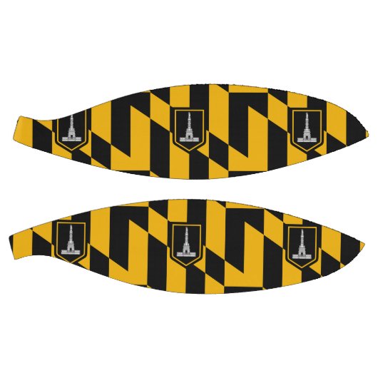 アメリカ合衆国ボルチモア州旗を持つフルサイズバスケットボール バスケットボール (パネル)