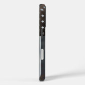 アメリカ合衆国ポップ・アートのの白黒国旗 Case-Mate iPhoneケース (裏面 / 右)