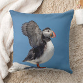 アメリカ合衆国マキアスの大西洋プフィン クッション (ブランケット)
