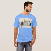 アメリカ合衆国メイン州 オーバーサイズ Tシャツ (正面フル)