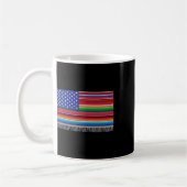 アメリカ合衆国メキシコ国旗Serape Cinco De Mayo コーヒーマグカップ (左)