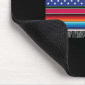 アメリカ合衆国メキシコ国旗Serape Cinco De Mayo マウスパッド (コーナー)