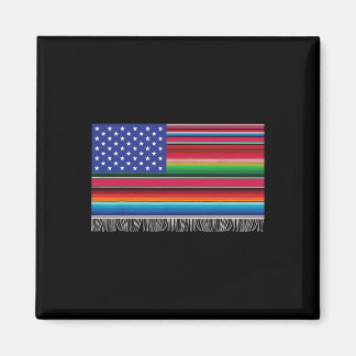 アメリカ合衆国メキシコ国旗Serape Cinco De Mayo マグネット