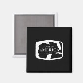 アメリカ合衆国メリカおもしろい湾国旗 マグネット (正面/裏面)