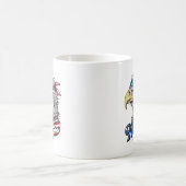 アメリカ合衆国メリカ国旗Bald Eagle Patriotic コーヒーマグカップ (中央)
