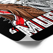 アメリカ合衆国メリカ7月のハゲ・イーグル・ミュレットについて ポスター (角)