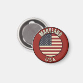 アメリカ合衆国メリーランド州 マグネット (正面/裏面)