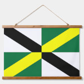 アメリカ合衆国モントレー国旗を掲げたウォールタペストリー 吊り下げ型タペストリー (正面)