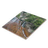 アメリカ合衆国ユタ州ジオン国立公園滝 タイル (側面)