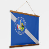 アメリカ合衆国ラスベガス国旗を掲げたウォールタペストリー 吊り下げ型タペストリー (傾斜あり)