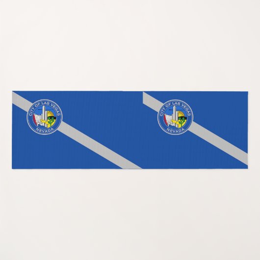 アメリカ合衆国ラスベガス国旗を掲げた愛国的なヨガマット ヨガマット (正面(横))