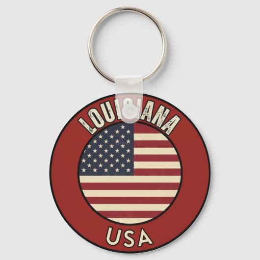 アメリカ合衆国ルイジアナ州 キーホルダー (正面)