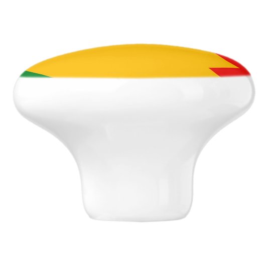 アメリカ合衆国ロサンゼルス州旗とセラミックノブの引っ張り セラミックノブ (側面)