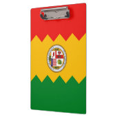 アメリカ合衆国ロサンゼルス州旗を持つ愛国的なクリップボード クリップボード (左)