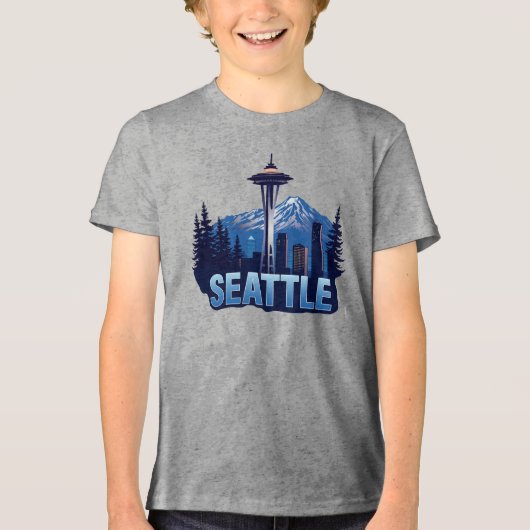 アメリカ合衆国ワシントン州シアトル トライブレンドTシャツ (正面)