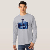 アメリカ合衆国ワシントン州シアトル Tシャツ (正面フル)