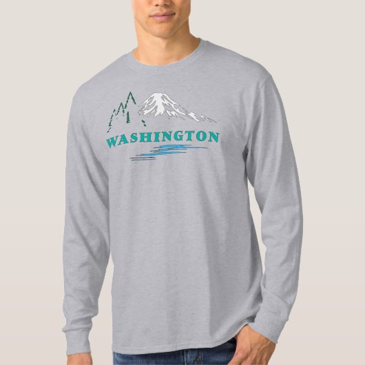 アメリカ合衆国ワシントン州 Tシャツ (正面)