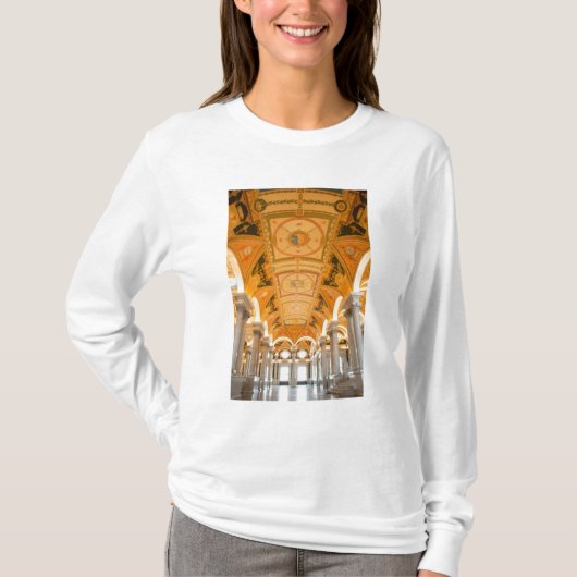 アメリカ合衆国ワシントンD.C. 2階通路 Tシャツ (正面)