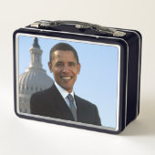 アメリカ合衆国上院議員 バラク・オバマ メタルランチボックス (裏面)