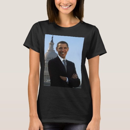 アメリカ合衆国上院議員 バラク・オバマ Tシャツ (正面)