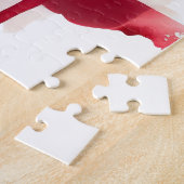 アメリカ合衆国国旗とバイソン ジグソーパズル (側面)