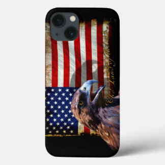 アメリカ合衆国国旗とワシの国 iPhone 13ケース