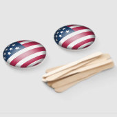 アメリカ合衆国国旗のおもしろいクール、 ハンドファン (組立なし)