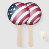 アメリカ合衆国国旗のおもしろいクール、 ハンドファン (正面&裏面)