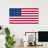 アメリカ合衆国国旗のアメリカ合衆国ポスター ポスター (ホームオフィス)
