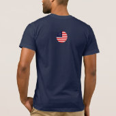アメリカ合衆国国旗のシリーズ Tシャツ (裏面)