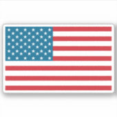 アメリカ合衆国国旗のシール シール (正面)