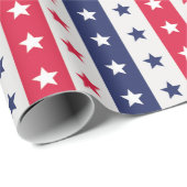 アメリカ合衆国国旗のスターとストライプ ラッピングペーパー (ロールコーナー)