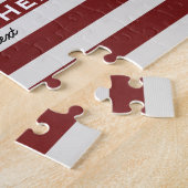 アメリカ合衆国国旗の愛国心7月4カスタム日 ジグソーパズル (側面)