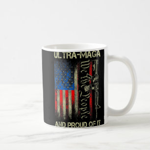 アメリカ合衆国国旗の愛国者ウルトラ誇りを持ったマガとその コーヒーマグカップ